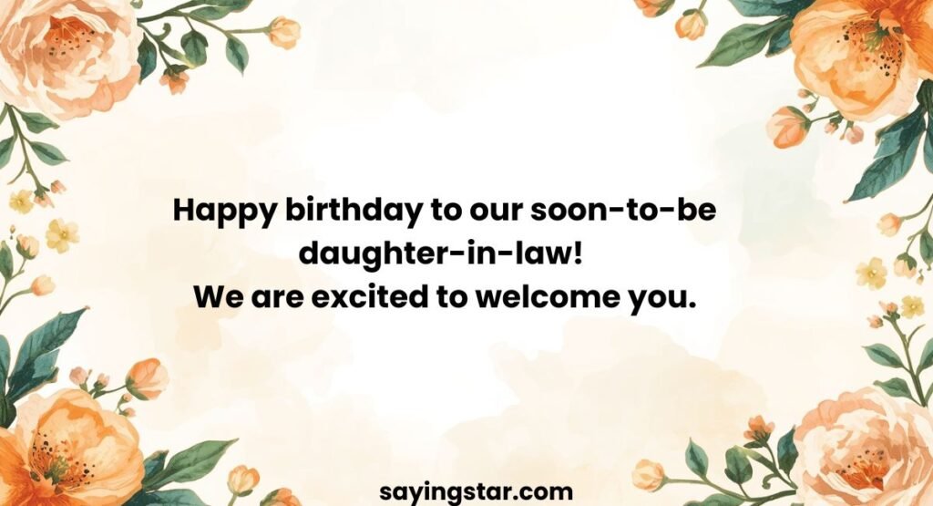 Birthday Wishes for a Future Daughter-in-Law