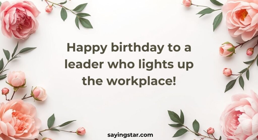 Birthday Wishes for Boss Images