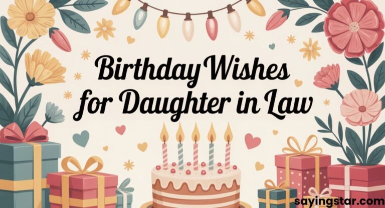 250+ Birthday Wishes for Daughter-in-Law
