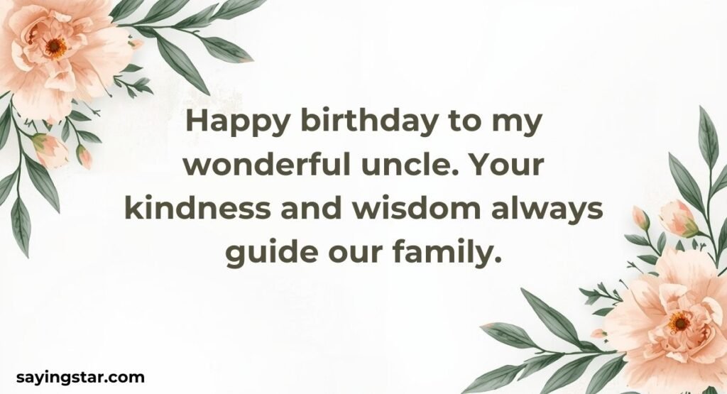 Birthday Wishes for Uncle