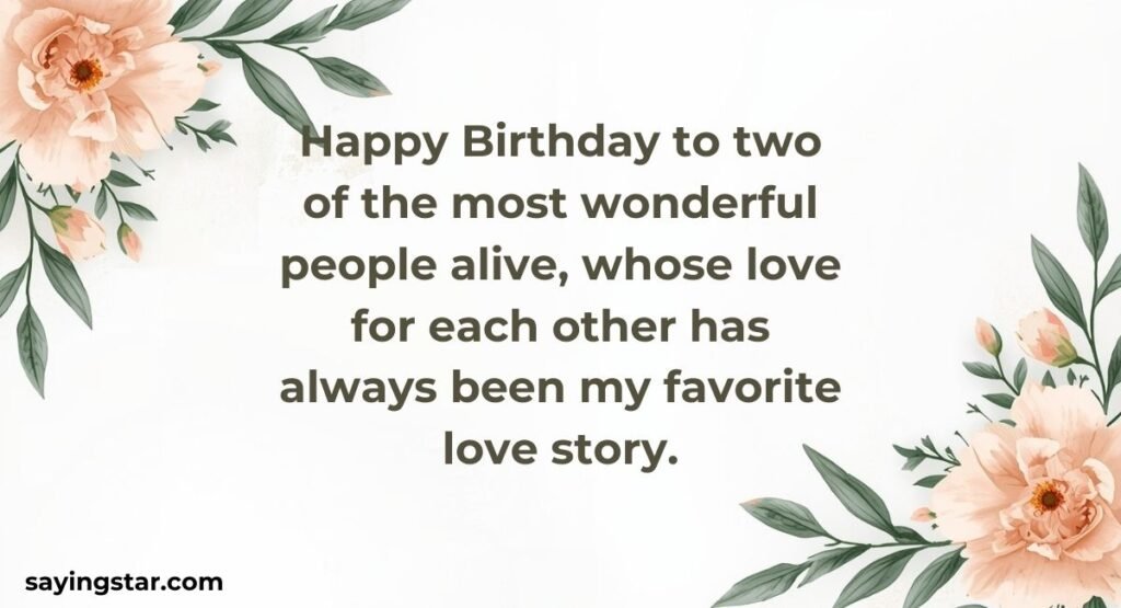 Birthday Wishes For Uncle and Aunty