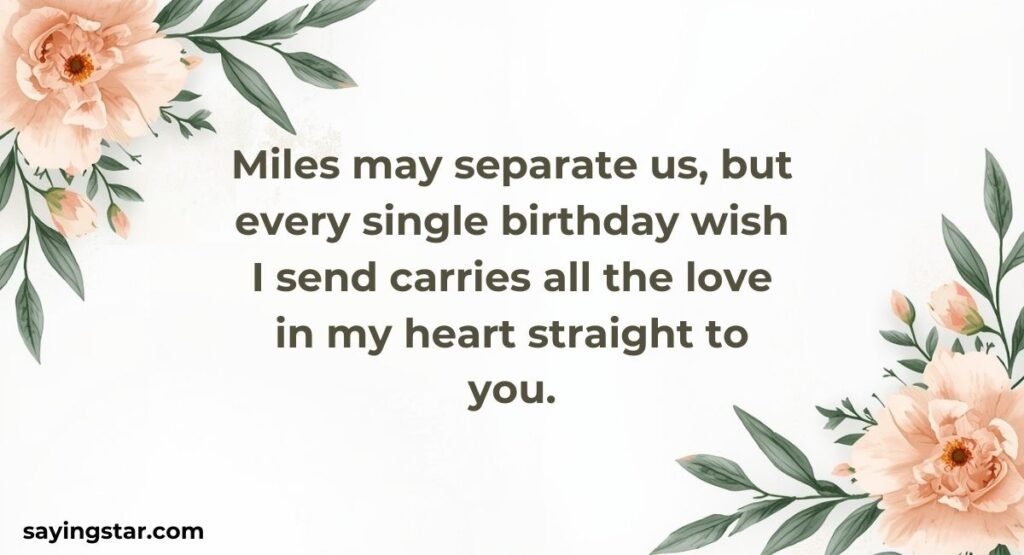 Birthday Wishes for Uncle Who Lives Far Away