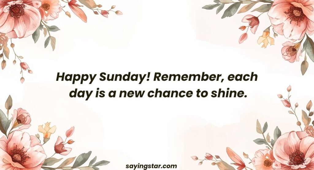 Encouraging Happy Sunday SMS