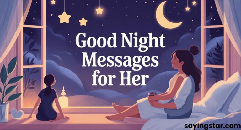 290+ Good Night Messages for Her to Touch the Heart