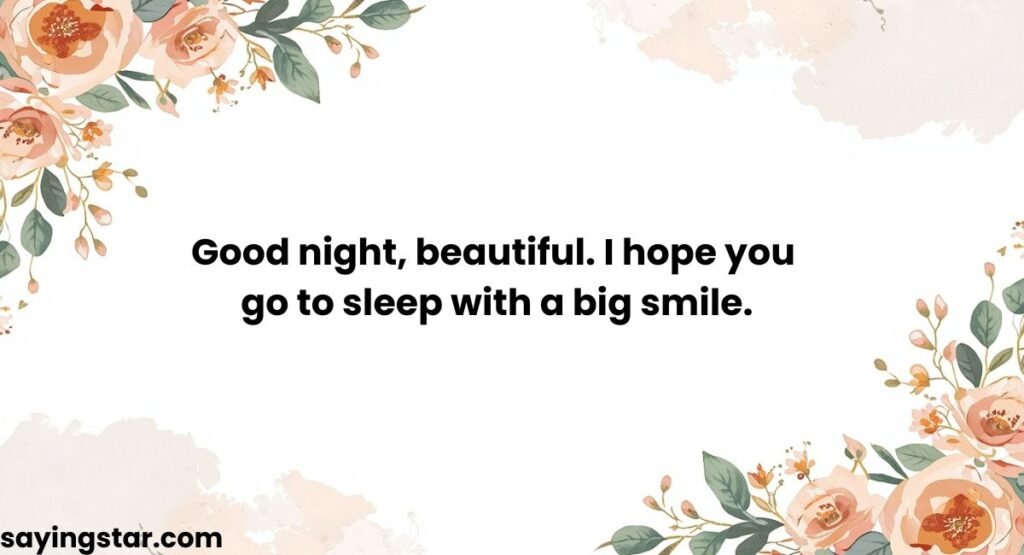 Good Night Messages to Make Her Smile