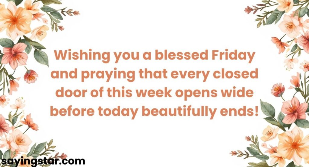 Happy Friday Wishes And Prayers