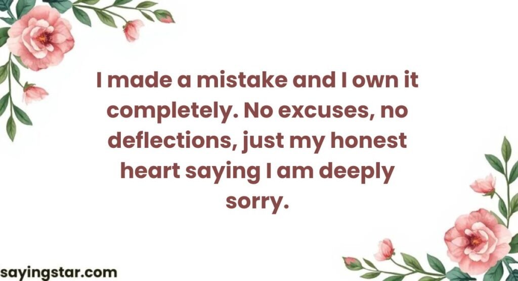 Heart-touching Ways to Say Sorry for My Mistake Messages