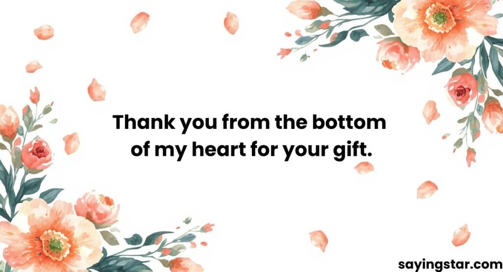 Heartfelt Thank You Message Examples