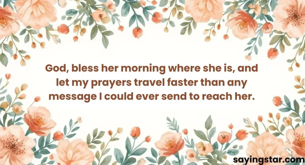 Long Distance Good Morning Prayer for Her 