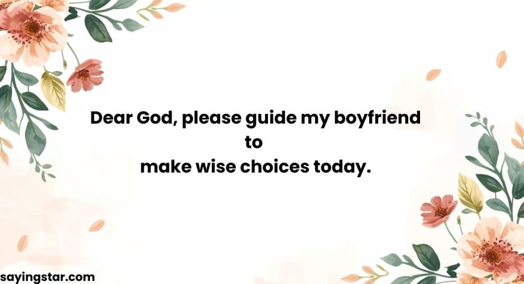 Morning Prayer For My Boyfriend’s Success