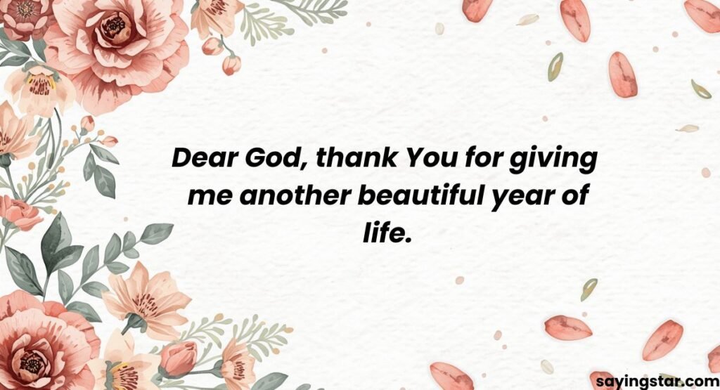 My Birthday Prayer To God