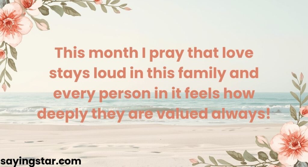 New Month Wishes To My Love And Family