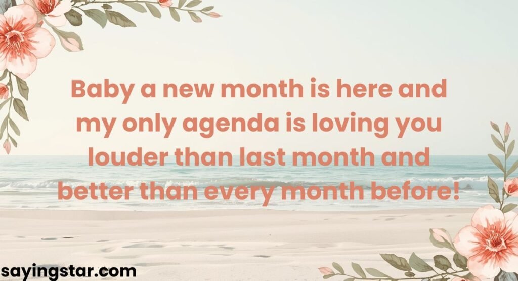 Romantic New Month Wishes For My Boyfriend