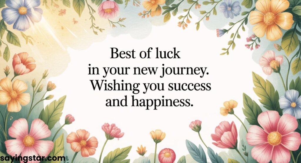 Short & Sweet New Journey Messages