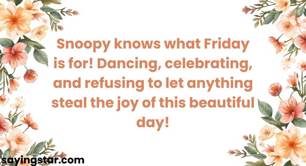 Snoopy Friday Blessings