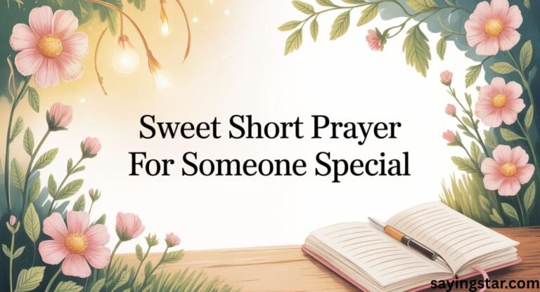 250+ Sweet Short Prayer For Someone Special Or Dear To You