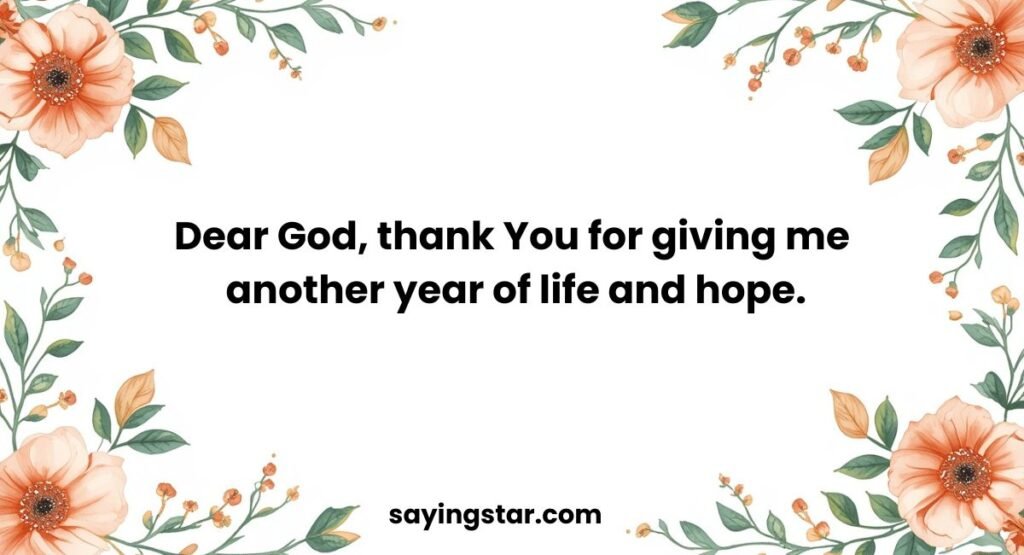 Touching Birthday Prayer for Myself