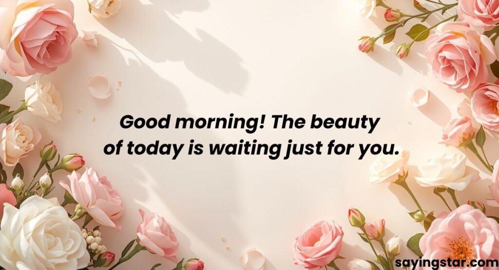 Beautiful Good Morning Quotes