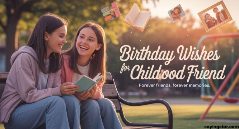 280+ Birthday Wishes for Childhood Friend to Make Them Feel Special
