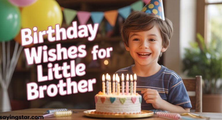 Birthday Wishes for Little Brother - Heartwarming, Funny & Sweet Messages