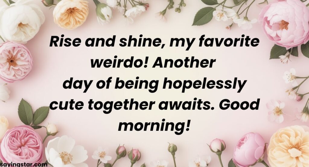 Cute & Playful Good Morning Messages for Couples