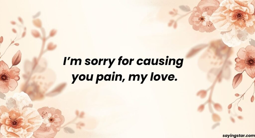 Emotional Sorry Quotes for Husband