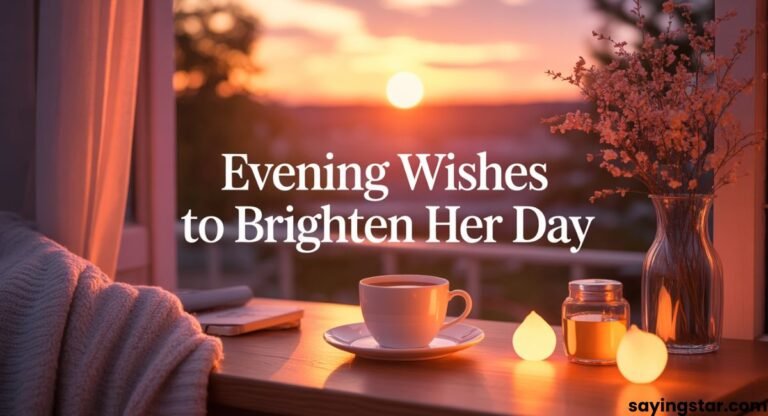 150+ Good Evening Messages for Her to Make Her Smile