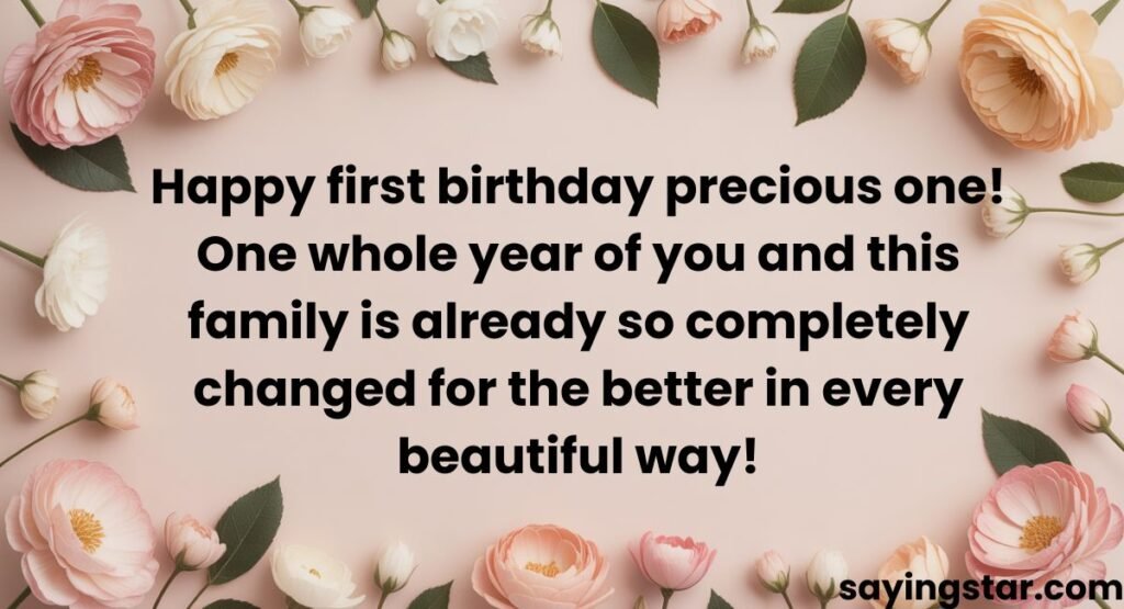 First Birthday Wishes for Baby Brother (1st Birthday)
