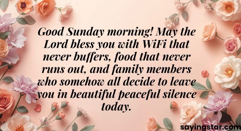 Funny Sunday Blessings and Messages
