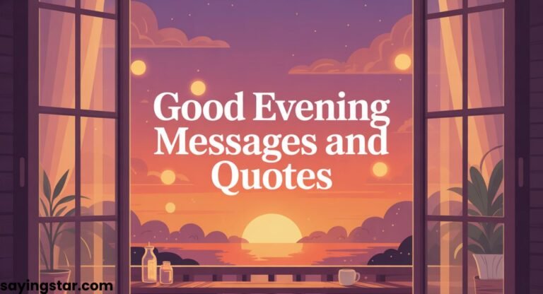 190+ Good Evening Messages, Wishes & Quotes