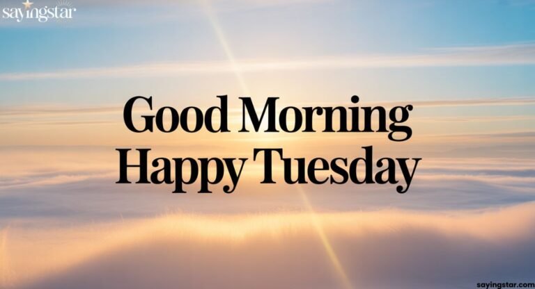 Good Morning Happy Tuesday Messages, Wishes & Quotes to Start Your Day Positively