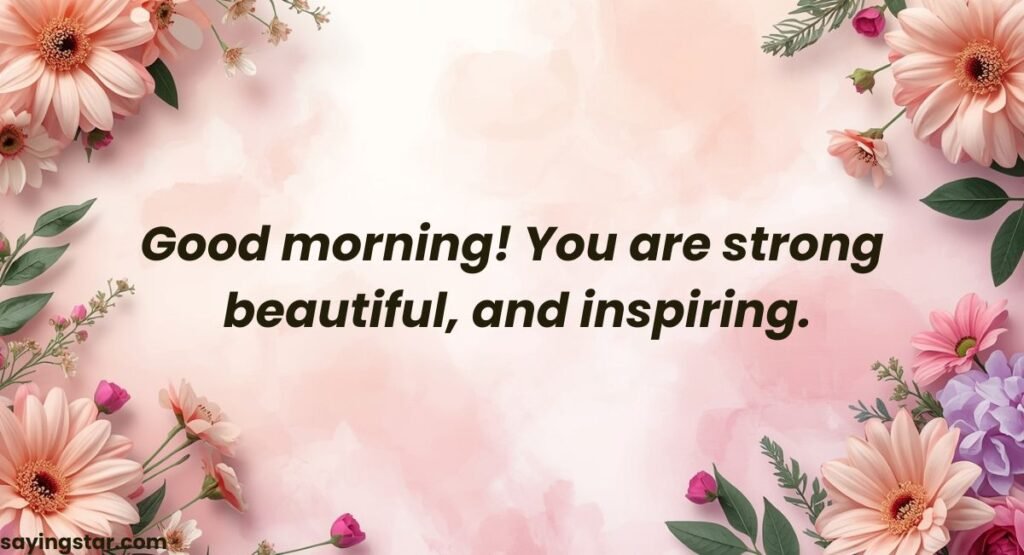 Good Morning Message for a Female Friend