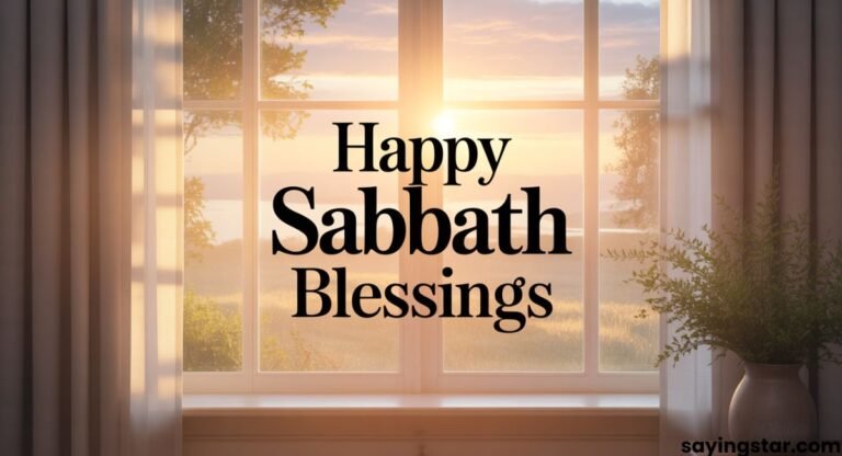 210 Happy Sabbath Blessings, Wishes, Quotes, Prayers & Images (Updated 2026)