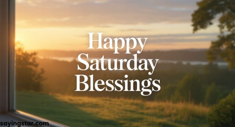 180+ Happy Saturday Blessings, Images & Quotes for a Joyful Weekend