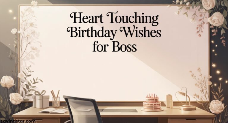 320+ Heart Touching Birthday Wishes for Boss: Professional, Emotional & Inspiring Messages