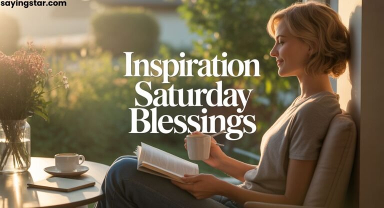 280+ Inspirational Saturday Blessings, Quotes, Prayers & Images for a Joyful Weekend
