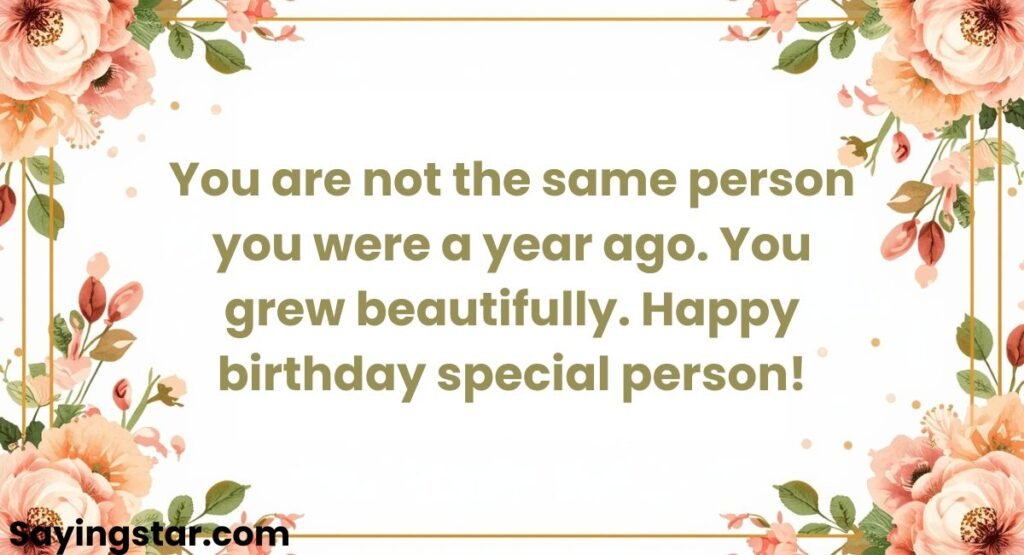 Inspirational Birthday Wishes for Special Person