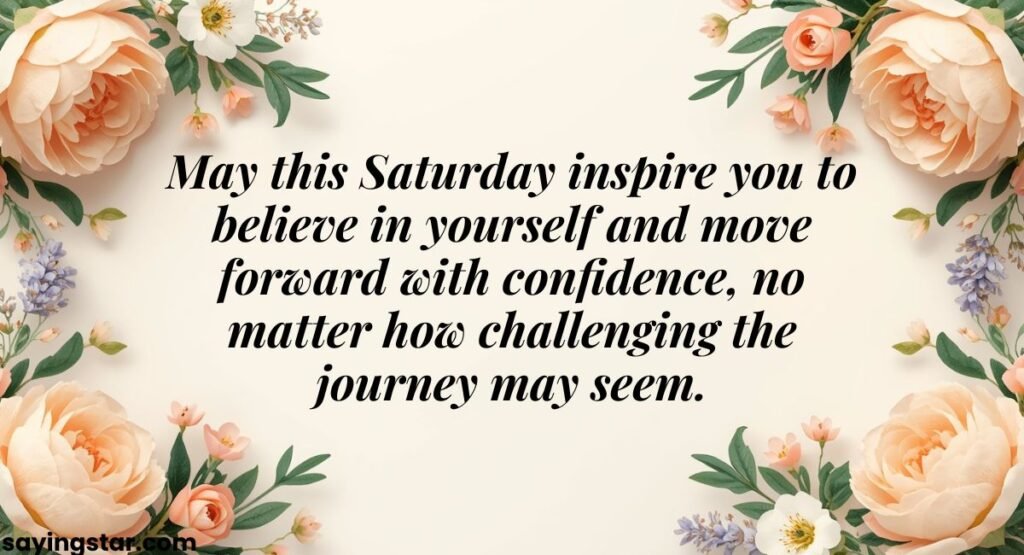 Inspirational Saturday Blessings to Motivate Your Heart