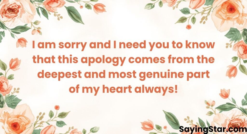 Long Sorry Messages for Lover