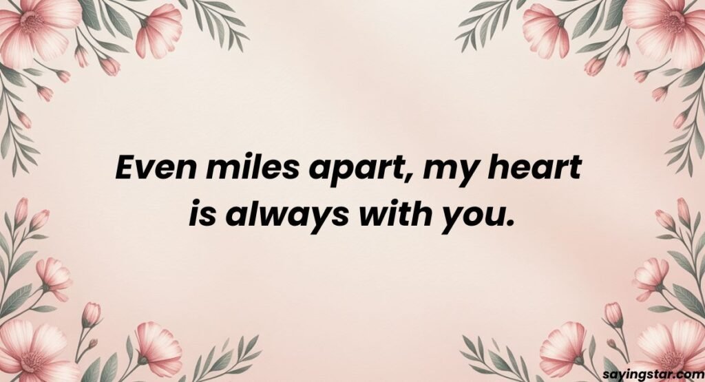 Love Messages for Long Distance Sweethearts