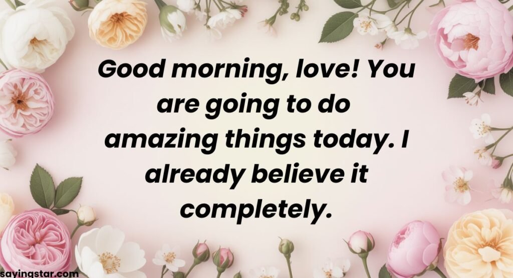 Positive & Motivational Morning Messages for Your Partner