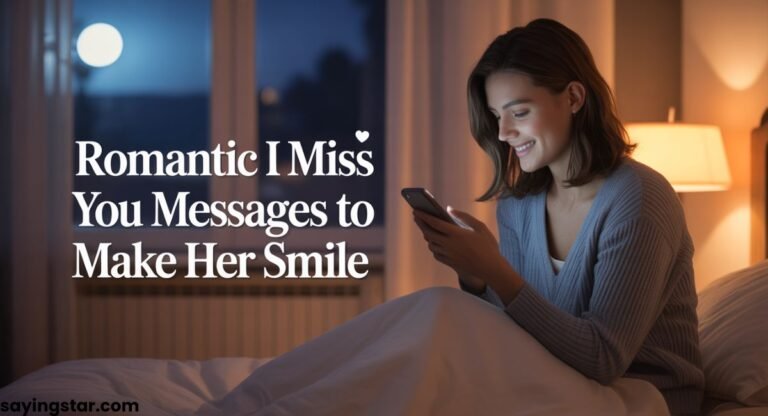 200+ Sweet And Romantic I Miss You Message To Make Her Smile