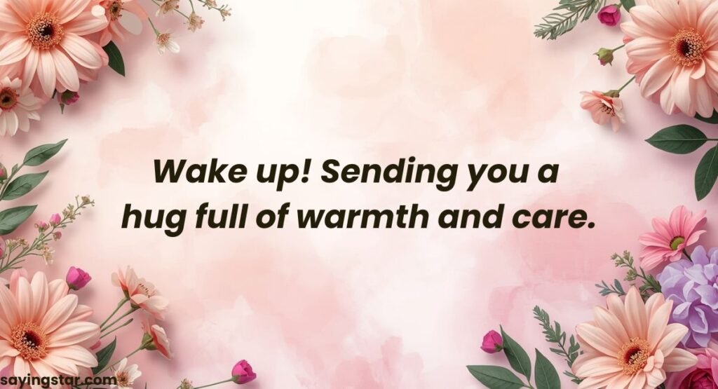 Sweet Good Morning Message for a Friend