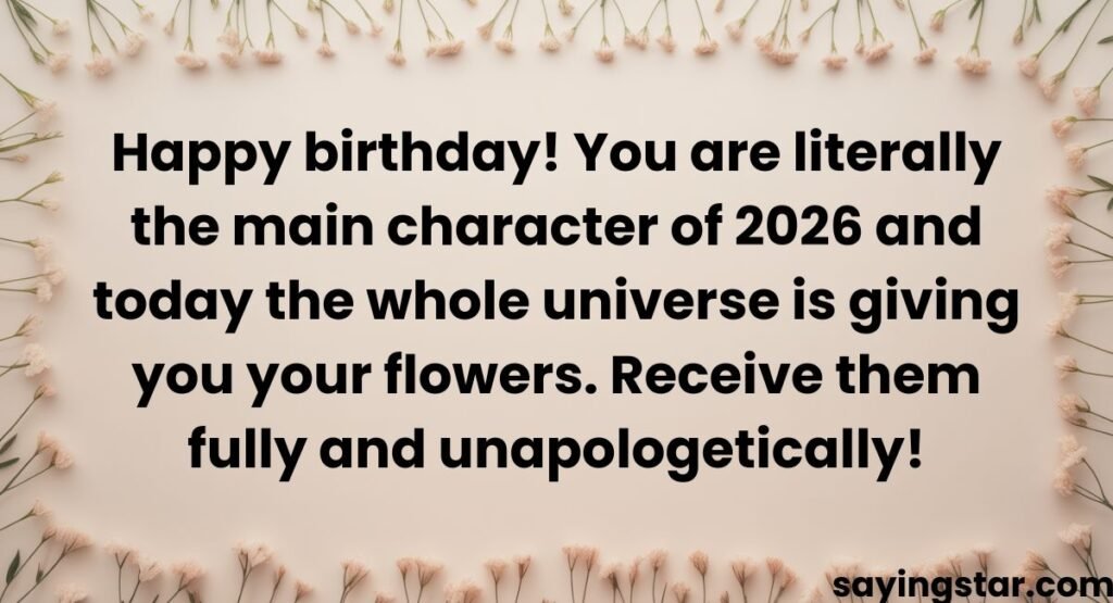 Trendy Birthday Wishes for 2026