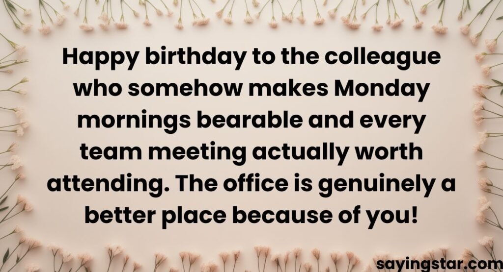Unique Birthday Wishes for Colleagues and Boss