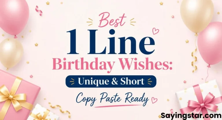 100+ Best 1 Line Birthday Wishes: Unique & Short Copy Paste Ready