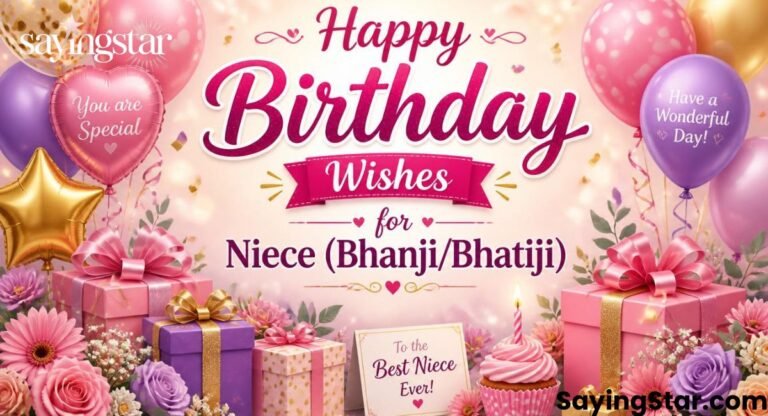 120+ Happy Birthday Wishes for Niece (Bhanji/Bhatiji): Heartfelt & Funny