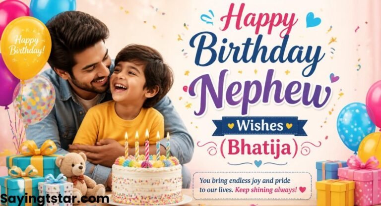 180+ Happy Birthday Nephew Wishes Bhatija: Heartfelt & Funny Quotes 2026
