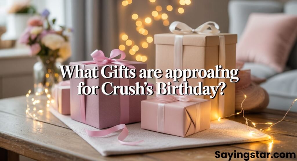 What Gifts Are Appropriate for Crush's Birthday?