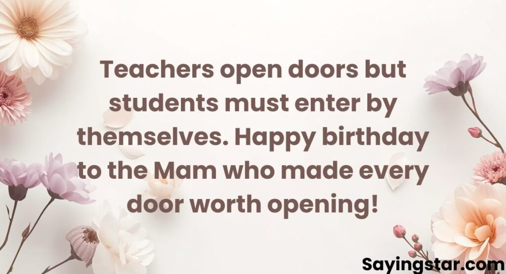 Birthday Quotes for Mam